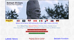 Desktop Screenshot of bektashshriners.org